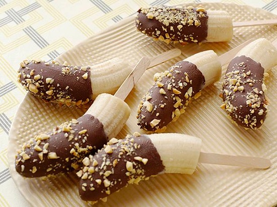 receta para preparar chocobananas