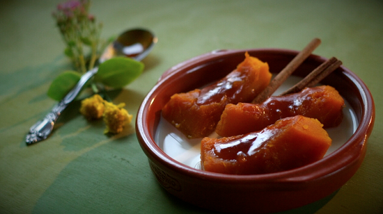 receta de cocina para preparar calabaza en tacha