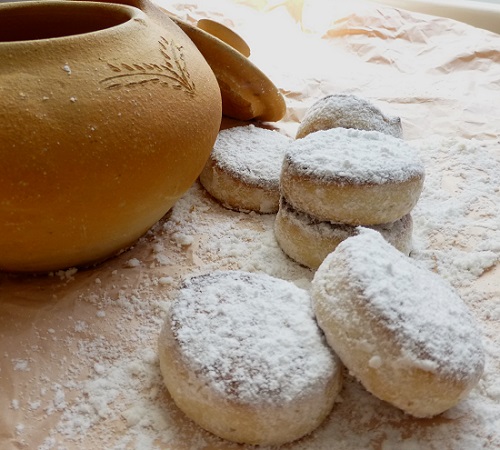 receta de cocina para preparar polvorones blancos