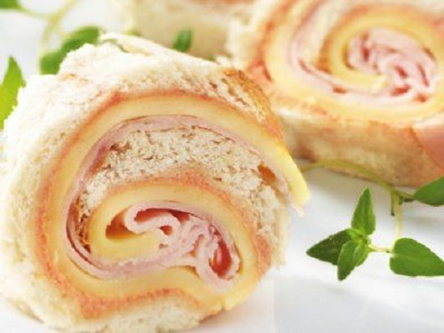 receta para preparar rollitos de jamn con queso