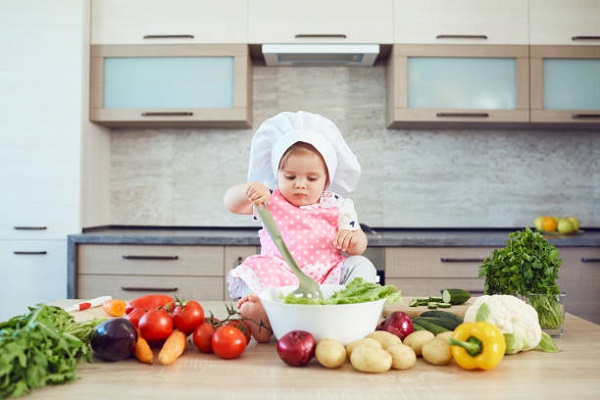 nios vegetarianos